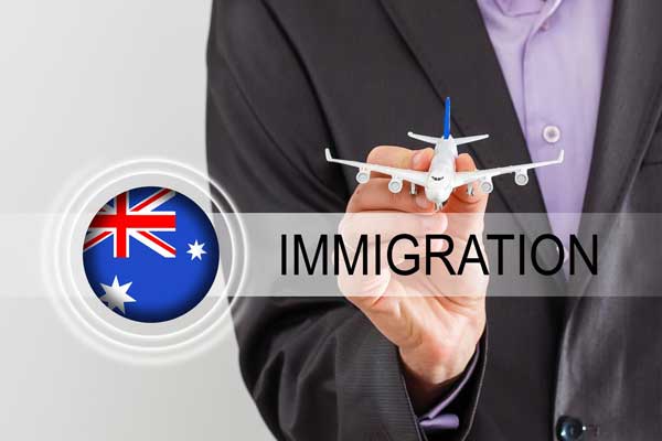 Australia Flag And Virtual Immigration 1